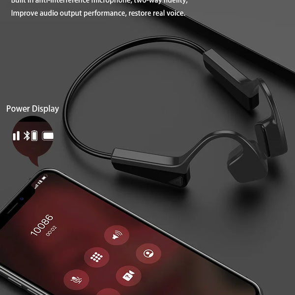 Bone Conduction Bluetooth Earphones