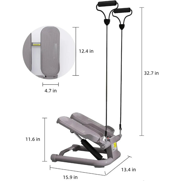 Stair Stepper with Resistance Band