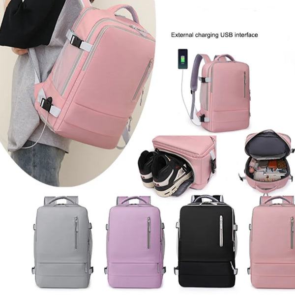 Large Capacity Backpack with Shoe Compartment