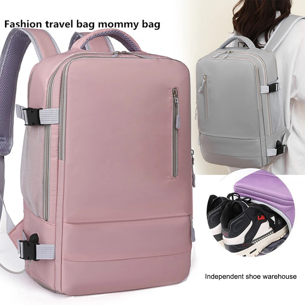 Large Capacity Backpack with Shoe Compartment